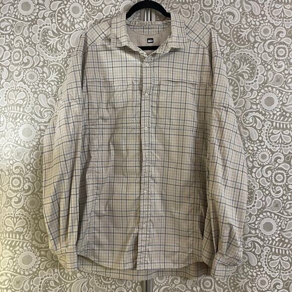 REI Vented Button Down Shirt XXL - Picture 1 of 6